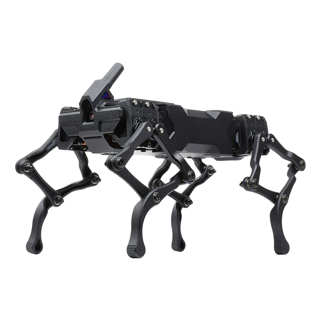 12 degree of freedom WAVEGO bionic quadruped robot dog based on ESP32 and PI4B open source, Raspberry Pi 4
