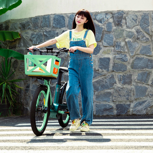Bicicleta Eléctrica Urbana de 24 Pulgadas con Batería de Litio de 250w para Mujer, en Oferta - Product Image 4