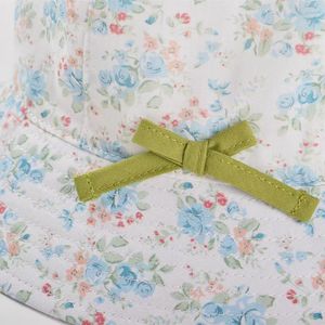 Kỳ nghỉ Du Lịch Ngoài Trời bên bé gái dễ thương Sun Proof lớn vành bé gái trẻ mới biết đi cô gái thực vật in xô hat - Product Image 4