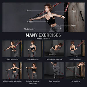 Innstar - Juego de 11 <span class=keywords><strong>Bandas</strong></span> de Resistencia de Látex Cubiertas de Tela <span class=keywords><strong>con</strong></span> <span class=keywords><strong>Bandas</strong></span> para Tobillos, <span class=keywords><strong>Bandas</strong></span> Elásticas para Ejercicio Físico - Product Image 3