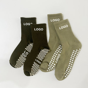 Phụ Nữ Của Mùa Thu Pliates Vớ Tùy Chỉnh Không-Trượt Pilates Vớ Thoáng Khí Đan Thiết Kế Cá Nhân - Product Image 3