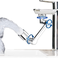 1080 degrés rotatif cuisine économie d'eau aérateur robinets mélangeurs robinets rotatif robinet d'eau Extender évier robinet Extender