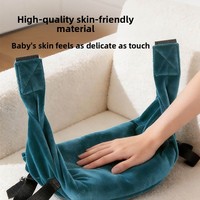 Sangle de traction cervicale avec barre de suspension, longueur réglable, en polyester – Outil de soutien et de soulagement du cou pour usage intérieur