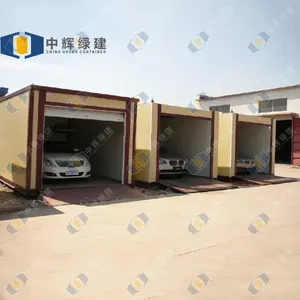 CGCH Prefab Low Cost Construction Mobile Car Garage Container Prefab Garage Carport Kit Build For Sale