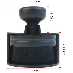 Cepillo de Limpieza para Autos con Diseño de Sello Negro y Cubierta, Accesorios para Neumáticos, Detallado Suave, Alta Densidad, Portátil, para Eliminar el Polvo - Product Image 6