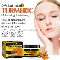 Crème Visage Hydratante Anti-acné OEM/ODM au Curcuma Biologique Jaune Foncé 150g pour la Réduction des Taches Cutanées