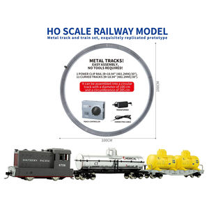 Locomotora de Vapor Estadounidense 040 de Metal a Escala 1:87, Juego de Actualización Fundido a Presión con Vías y Colección de Trenes <span class=keywords><strong>Santa</strong></span> <span class=keywords><strong>Fe</strong></span> - Product Image 4