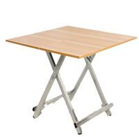 Table à manger pliante portable OEM, mobilier de salle à manger pliable pour bureaux d'ordinateur, table de travail légère pour petits espaces, idéale pour la maison