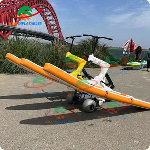 Vélo flottant utilisé dans l'eau DWF vélo gonflable à point de chute avec vélo électrique à moteur - Product Image 3