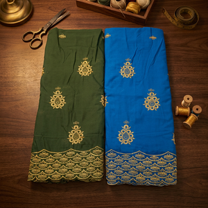 Toub Sudani Bordado en Algodón de Alta Calidad |   Tela Ecológica Antibacteriana para Ropa de Boda |   Diseño Personalizado - Product Image 3