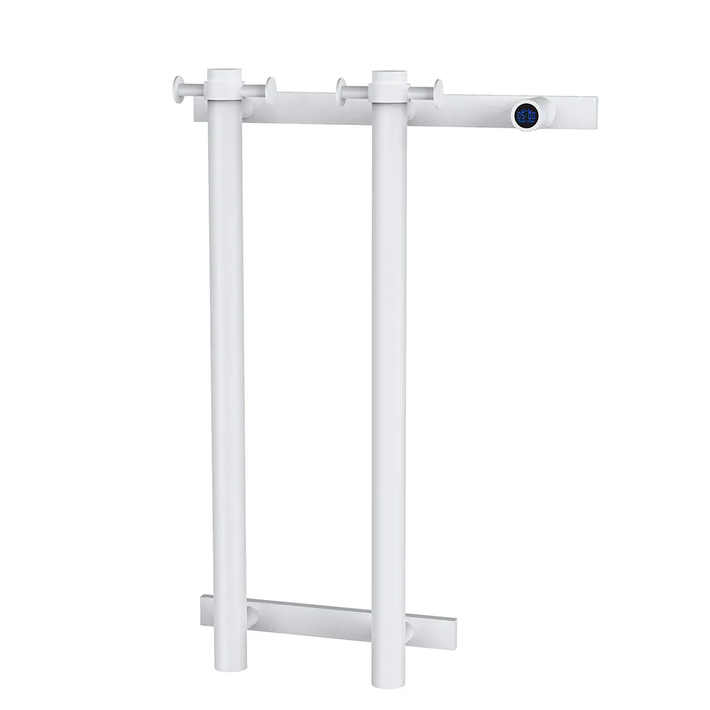 Factory Supplier Low voltage Pool Towel Rack Outdoor White Bath Towel Rack Bathroom 80Cm For Sale