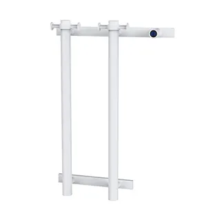 Factory Supplier Low Voltage Pool Towel Rack Outdoor White Bath Towel Rack Bathroom 80Cm For Sale