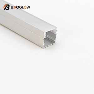 Profilé en aluminium anodisé 10x10 de 10 mm de large pour bande LED, avec canal pour cornet LED, vis personnalisable – Prix usine - Product Image 4