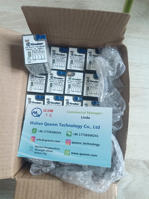 Finder 55.34.9.110.0040 Miniature Electromagnetic Relay Switch for PCB Board Sealed Protection