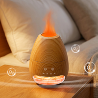 2026 nouveau produit lampe à ultrasons au sel de l'Himalaya et diffuseur d'huile essentielle avec lumière multicolore pour le bureau