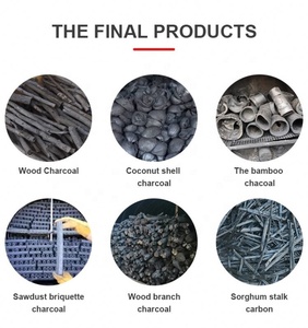 Hot Sell kontinuierliche Art elektrische Biomasse Briketts Holz Sägemehl Holzkohle Karbon isierungsofen machen pflanzlichen Kohlenstoff Preis - Product Image 5