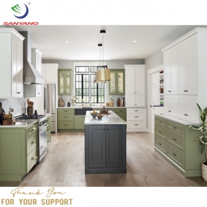 Armoires de cuisine modulaires américaines à prix abordable prêtes à assembler Meubles de cuisine simple Armoire de cuisine en bois - Product Image 2