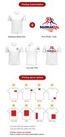T-shirt à manches courtes pour homme, couleur unie, 50 % coton, 50 % polyester, pour le travail au bureau et les activités de plein air