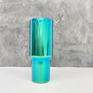 USA Warehouse Multiple Colors H2.0 40oz Green Plated Tumbler <b>With</b> <b>Handle</b> Powder Coated <b>Travel</b> <b>Mug</b> for DIY - Product Image 3