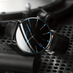 3Pcs/Set Fashion <b>Men</b> Quartz Watch with Bracelet <b>Chain</b> Luxury <b>Men</b> Watch Sets Gift for Man - Product Image 4