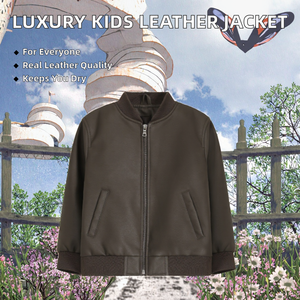 Chaqueta de Piel de Oveja de Lujo para Niños 2026, Impermeable, para Niños y Niñas, Prenda Exterior Moderna de Primera Calidad, Chaquetas Reversibles Cómodas - Product Image 2