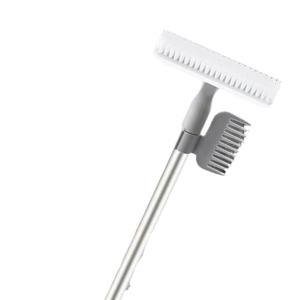 Floor <b>Scrubbing</b> <b>Brush</b> Long <b>Handle</b> Nylon Bristles Multi Functional Bathroom Toilet Cleaning Tool - Product Image 2