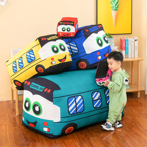 Vente chaude : Peluches de mini-bus de dessin animé, cadeaux personnalisés pour enfants, jouets en peluche de microbus simulé, jouets en peluche pour machine à griffes - Product Image 4