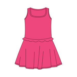 GSD3740 Vente en gros Nouvelle robe pour enfants style boutique Ensemble rose uni pour petite fille Sans MOQ ODM - Product Image 1