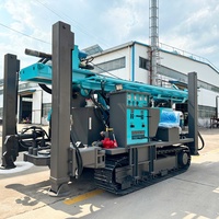 Machine de forage de puits d'eau sur chenilles pour utilisation en montagne, conception personnalisée en usine, plage de profondeur optionnelle, garantie mondiale complète