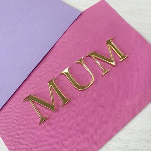 ของตกแต่งเค้กอะคริลิค Honey And Sweetness MUM ตัวอักษรสีทอง สำหรับวันแม่ วันเกิด ของประดับเค้กสไตล์ Ins - Product Image 4