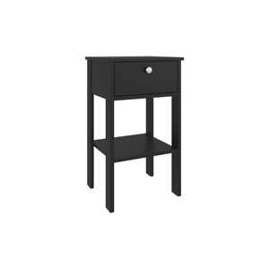 Newcastle Nightstand With One Drawer And Open Shelf Modern <b>Bedside</b> <b>Table</b> - Product Image 6