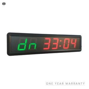 Hong Hao Reloj de 6 dígitos 7 segmentos Led Cuenta regresiva Temporizador LED Reloj de pared multifuncional Temporizador deportivo electrónico - Product Image 4