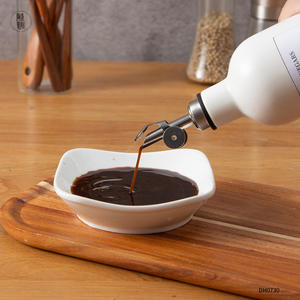 Bouteille à huile en céramique Chaozhou 390 ml, récipient de rangement multifonctionnel pour la cuisine, pour la sauce soja, le vinaigre DH0730 - Product Image 1