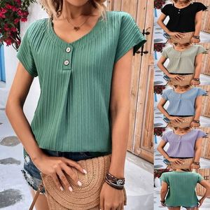 Beliebte Frauen Sommer bescheidene kurze Blusen Hemden benutzer definierte Sommer Chiffon elegante Blusen - Product Image 1