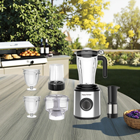 Blender Mixeur Hachoir Multifonction HappyPartner avec Pot de 2 Litres pour la Cuisine à Domicile