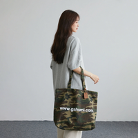 Gahumi, suministro directo de fábrica, bolso de mano transparente para mujer, personalizado, de alta calidad, nuevo diseño, logotipo estampado personalizado, bolso de mano de camuflaje