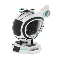 Le vrai jeu de parc de simulateur de l'expérience de vol 9D VR pour des enfants apprécient l'aventure à la maison ou le matériel public en métal et en acier