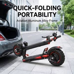 Best Seller US Stock Free Shipping 1200W 13Ah 55km/h Aluminum Foldable Scooter for Adult City Commute [High-Speed Power] 1200W H - Product Image 5