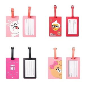 Étiquette de bagage personnalisée en gros pour fabricant, nom et logo sur mesure, étiquette 3D pour valise, étiquette souple en PVC pour sac à dos de voyage - Product Image 3