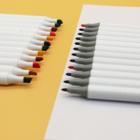 Touchfive — marqueurs à base d'alcool, 24 couleurs, haute qualité, ensemble de stylos marqueurs à double pointe pour croquis