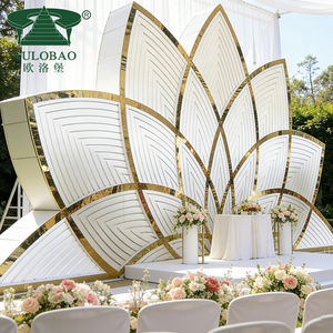 Party Events White PVC Flower Wall Wedding Decoration <b>Backdrop</b> - Product Image 4