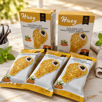 Vente en gros de snacks exotiques OEM 3D Crème glacée croustillante en forme de cuisse de poulet