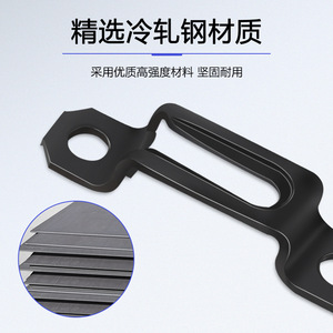 Invisible Two-in-One Furniture Connectors Iron Mother-and-Child Full-Through Half-Through <b>Sliding</b> Fasteners GQK GW2552301 - Product Image 4