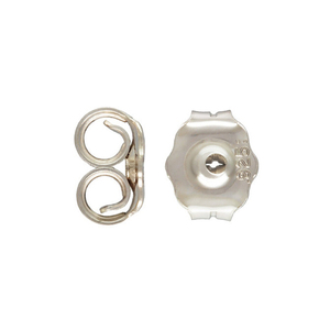 ROXI Boucles d'oreilles en or 14K plaqué or, forme champignon, avec fermoir papillon, bijoux en argent, vente en gros - Product Image 6