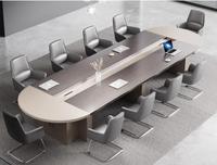 Ensemble de mobilier de bureau pour salle de réunion, table de conférence, table de réunion moderne, tables et chaises de conférence