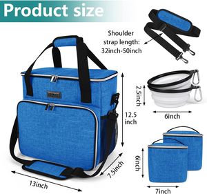 Mochila de bolsa de viaje para perros con muestra gratis, bolsas para perros aprobadas por la aerolínea para viajar, suministros para bolsas de pañales para cachorros - Product Image 6