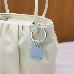 House Shape PU Leather Keychain Minimalist Home <b>Key</b> <b>Ring</b> Cute <b>Bag</b> Charm for <b>Keys</b> Stylish Home <b>Bag</b> Pendant Housewarming Gift - Product Image 4