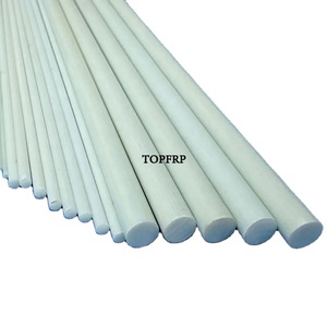 Glass Fiber Reinforced <b>Plastic</b> <b>Rod</b> Solid Fiberglass Elastic <b>Rod</b> - Product Image 1