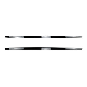 Amp Z Side Skirts For Volkswagen Golf 7 7.5 Gti Gtd Gte R 2013 2019 Piano Black Carbon Fiber Texture Polished Finish - Product Image 5