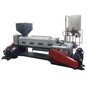 Enkelvoudige schroef PET afvalplastic extrusiemolen LDPE recycling extruder voor productiebedrijven met kernmotorcomponent - Product Image 2